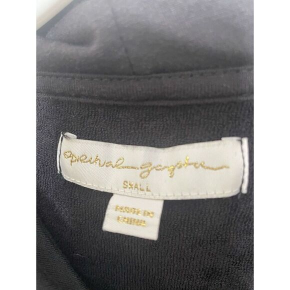 Peloton Spiritual Gangster Size S Zip Up Hoodie Sweatshirt Black Rainbow Ombre - Picture 6 of 11